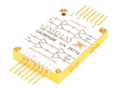 100G速率 CENTELLAX 四通道射频放大器 OA3MHQM  带驱动电路